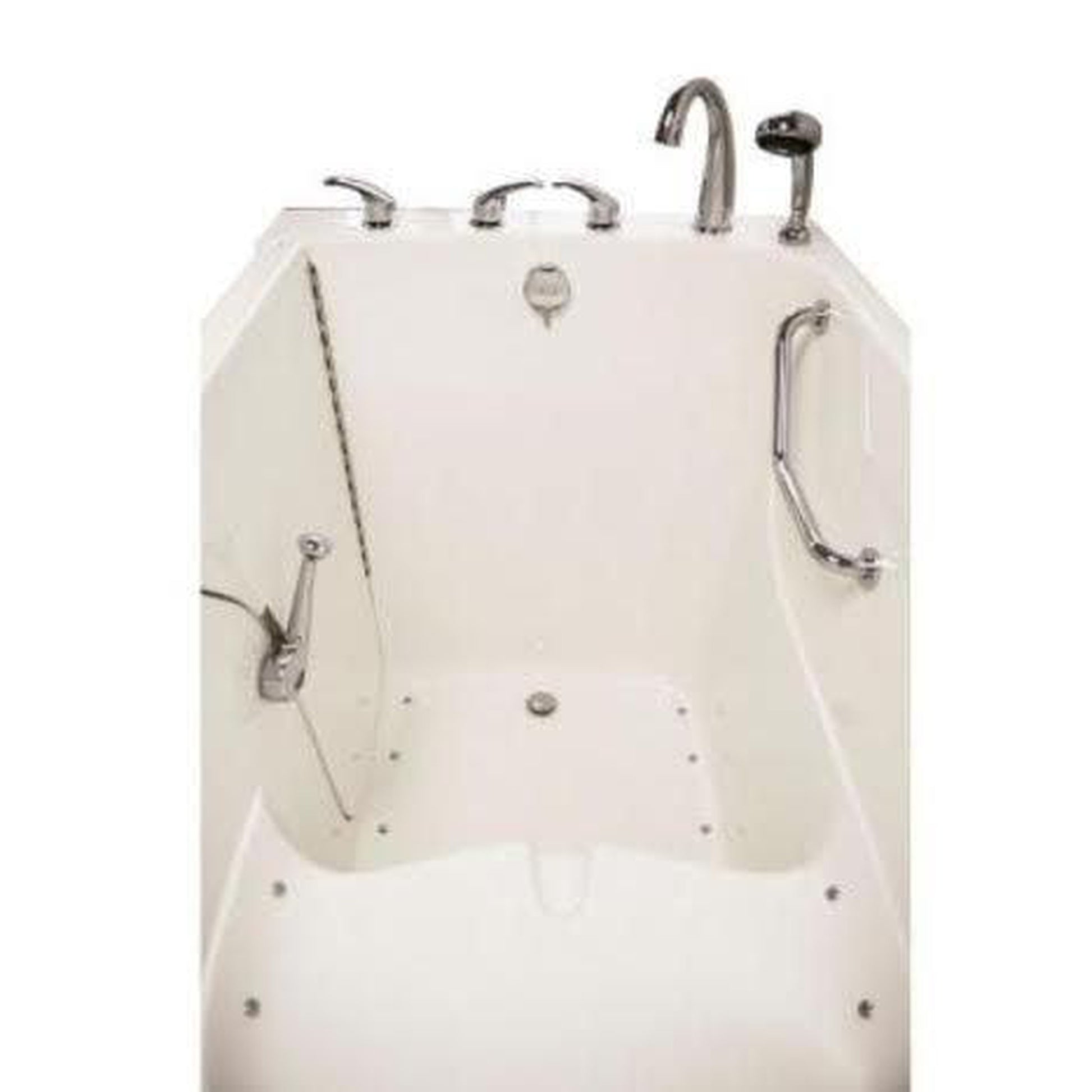Mobility Bathworks 35"W x 55"L x 41"H Walk-In Left Hand Air Jetted Tub