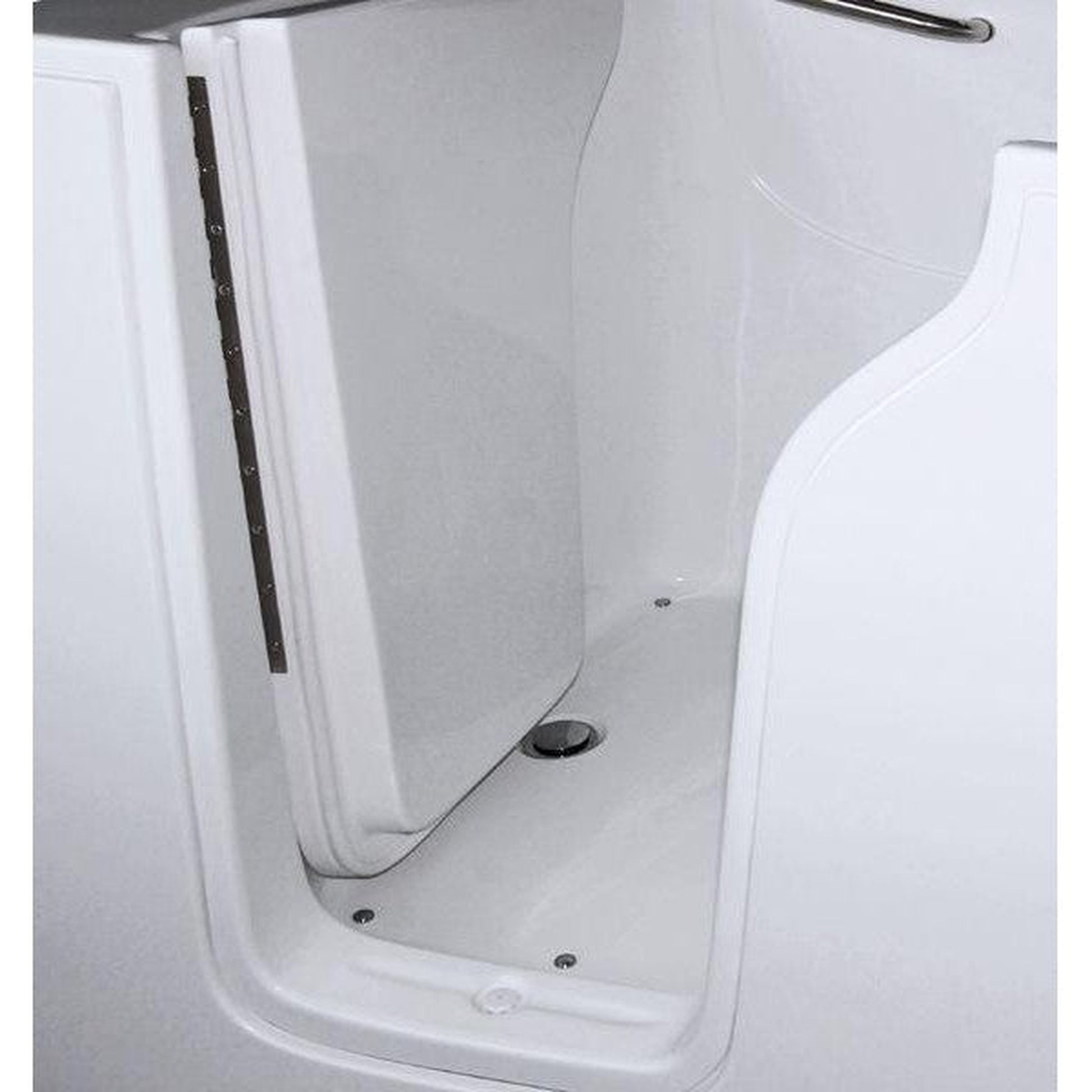 Mobility Bathworks 35"W x 55"L x 41"H Walk-In Left Hand Air Jetted Tub