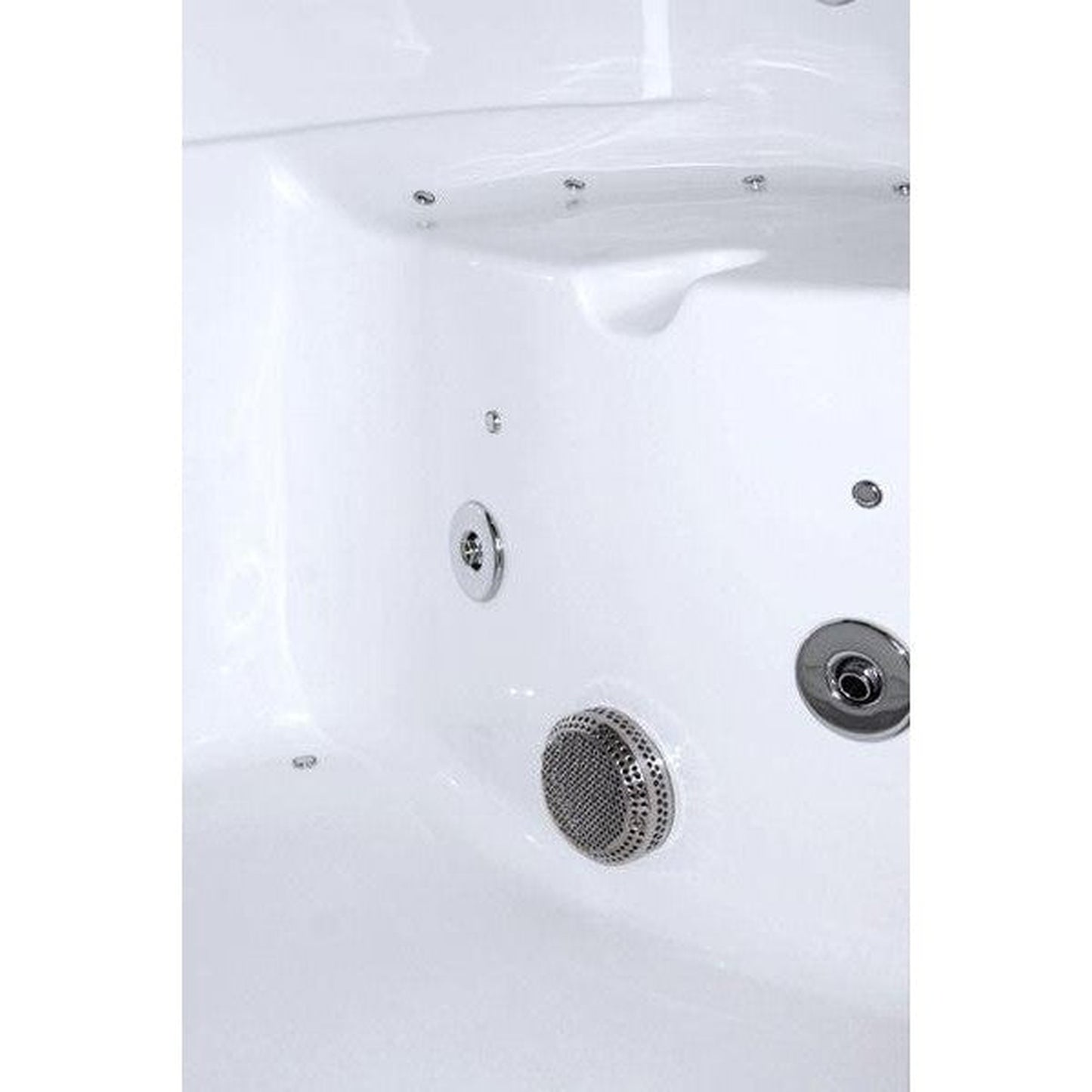 Mobility Bathworks 35"W x 55"L x 41"H Walk-In Left Hand Dual Jetted Tub - White