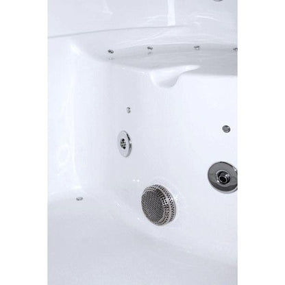 Mobility Bathworks 35"W x 55"L x 41"H Walk-In Left Hand Dual Jetted Tub - White