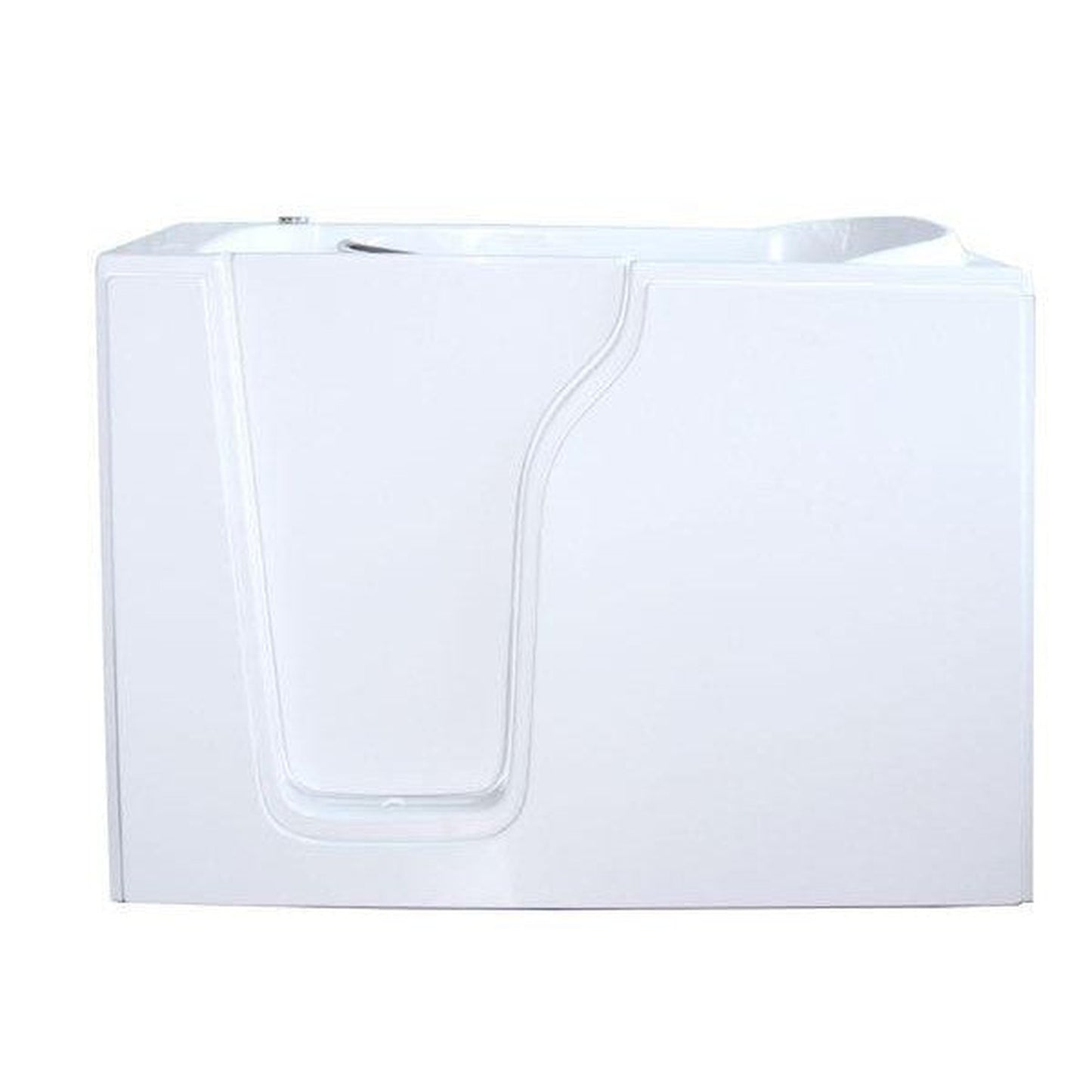 Mobility Bathworks 35"W x 55"L x 41"H Walk-In Left Hand Dual Jetted Tub - White