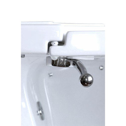 Mobility Bathworks 35"W x 55"L x 41"H Walk-In Left Hand Dual Jetted Tub - White