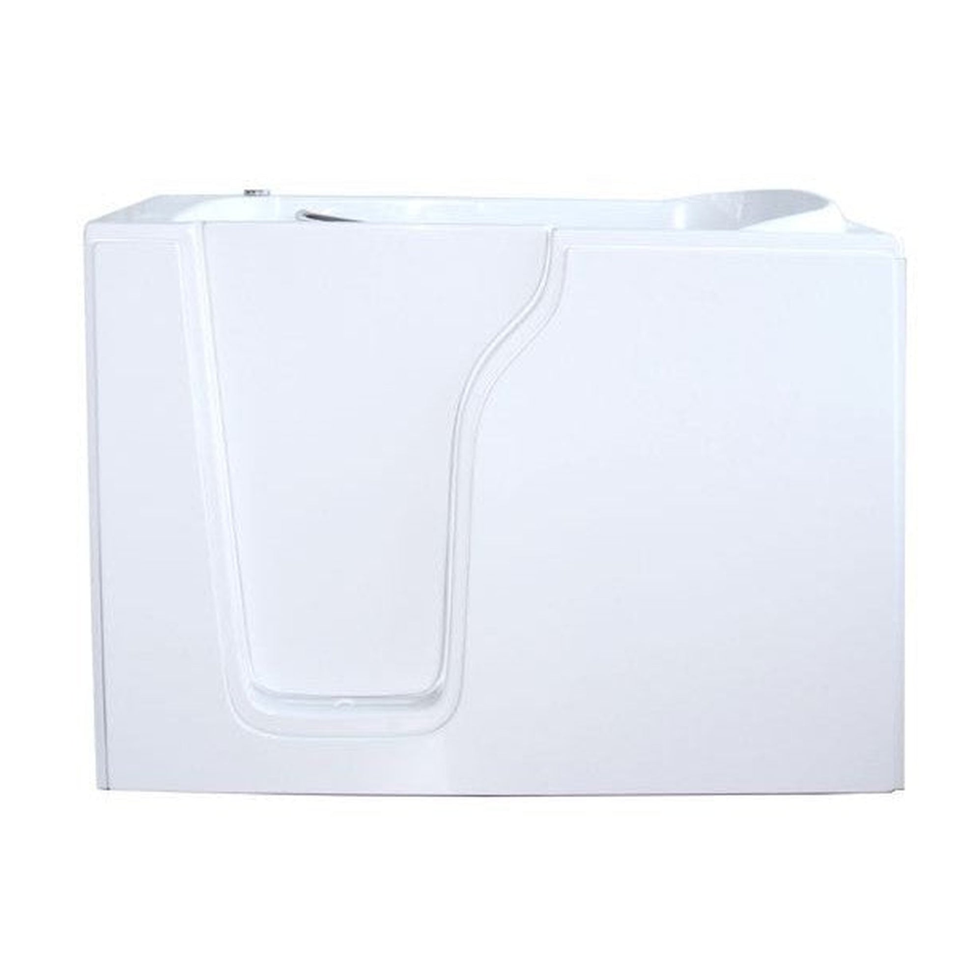 Mobility Bathworks 35"W x 55"L x 41"H Walk-In Left Hand Soaker Tub - White