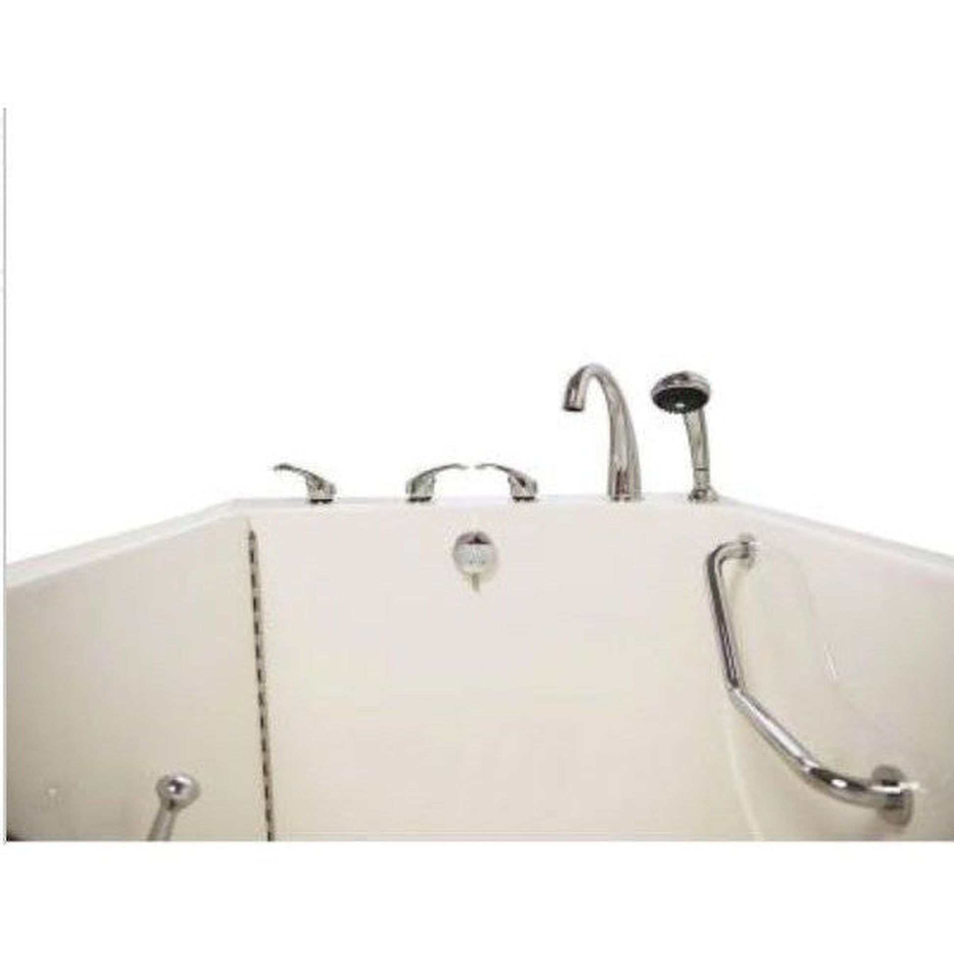 Mobility Bathworks 35"W x 55"L x 41"H Walk-In Left Hand Soaker Tub - White