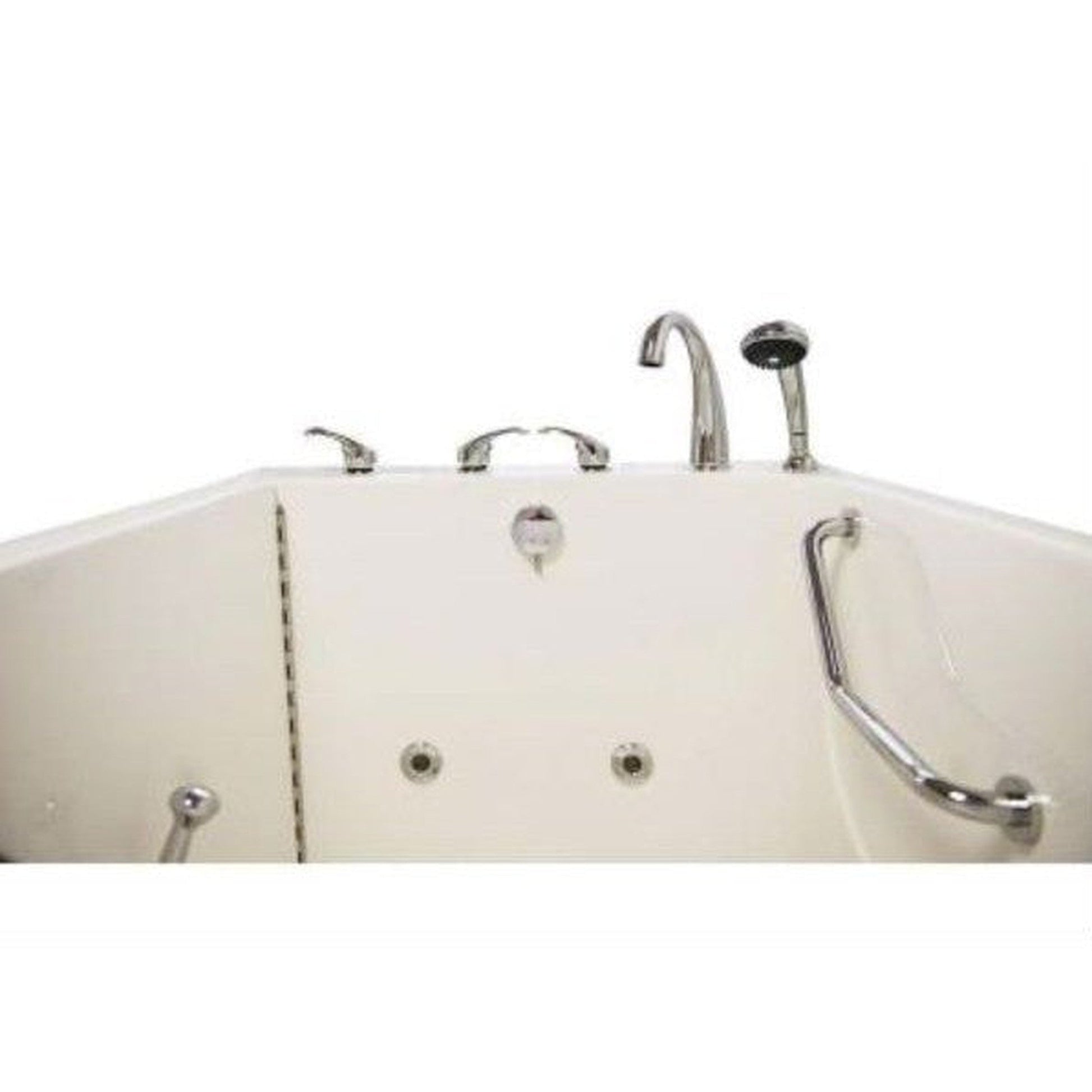Mobility Bathworks 35"W x 55"L x 41"H Walk-In Left Hand Water Jetted Tub