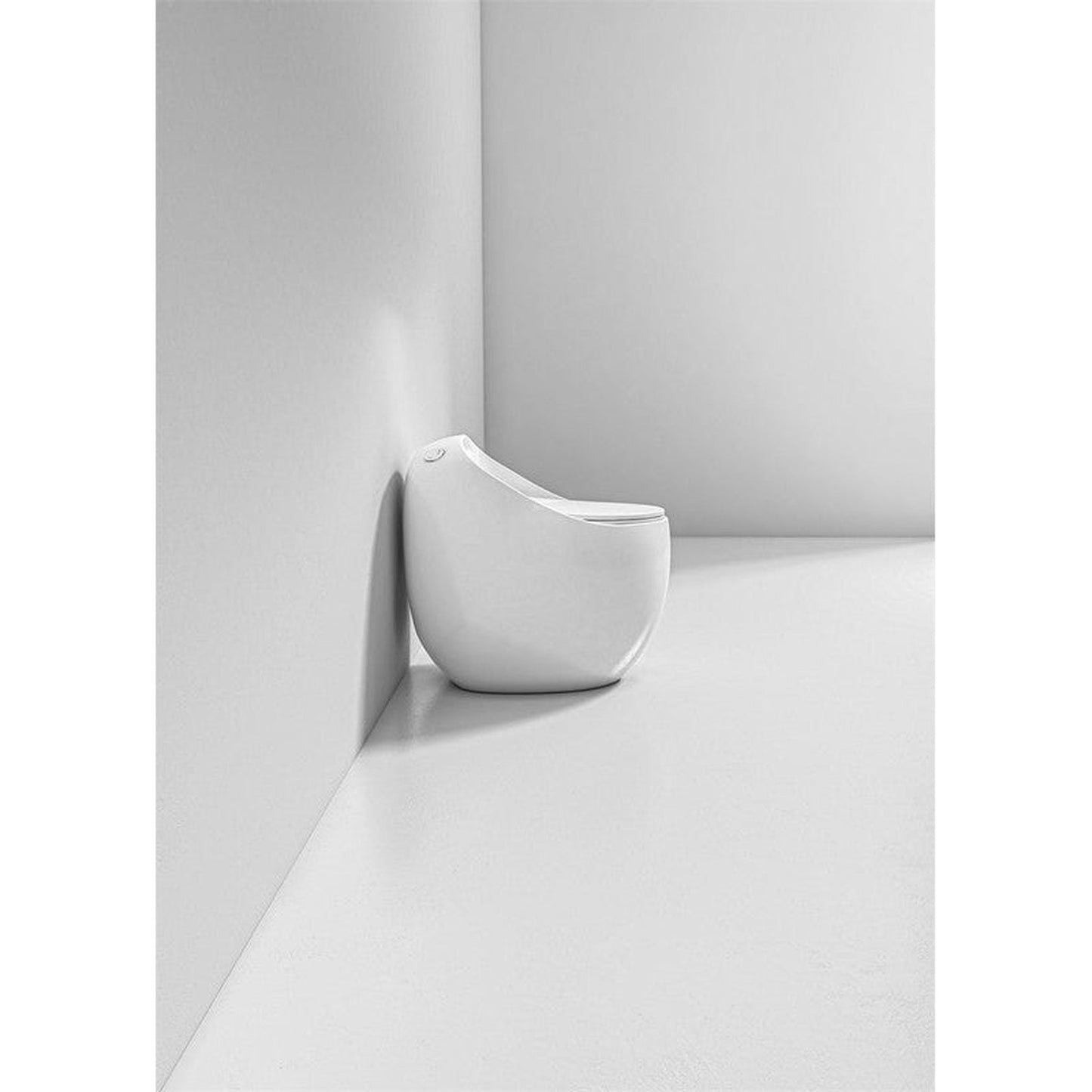 Moreno BENO 2085 White Single Flush Rounded Toilet
