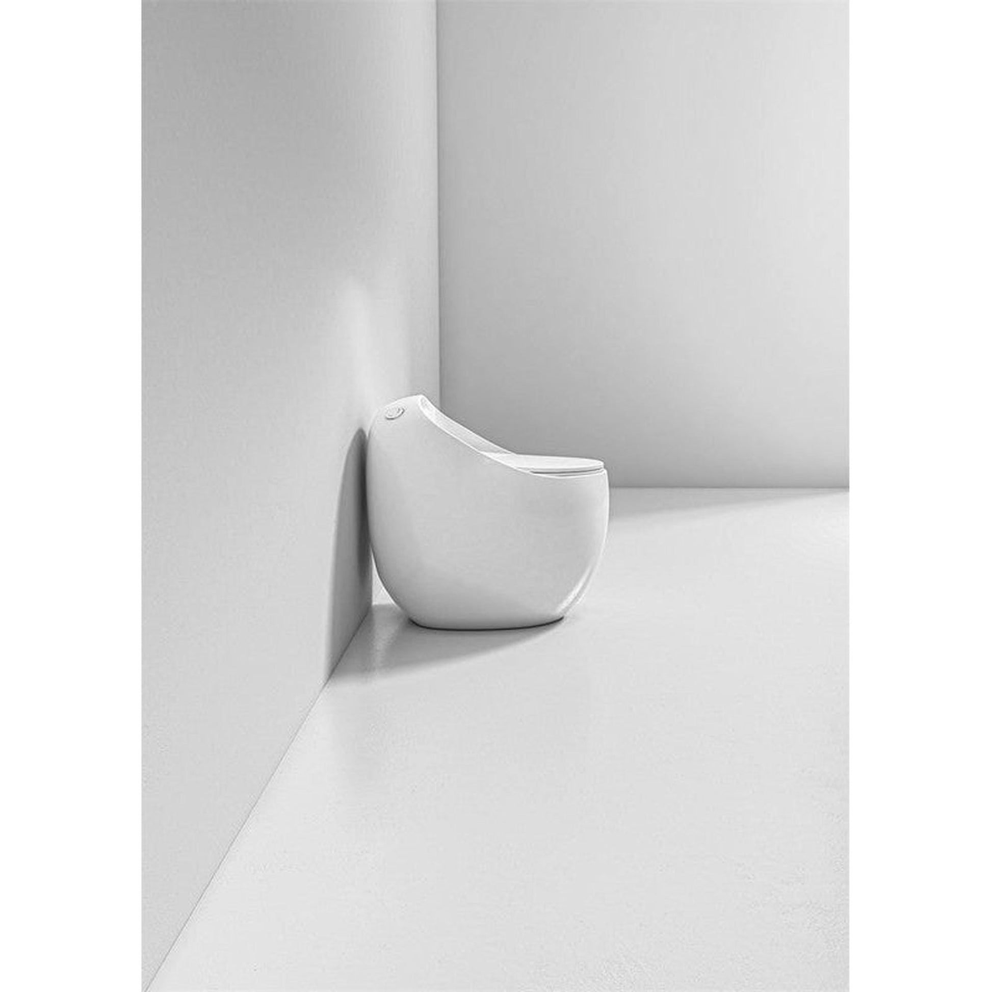 Moreno BENO 2085 White Single Flush Rounded Toilet