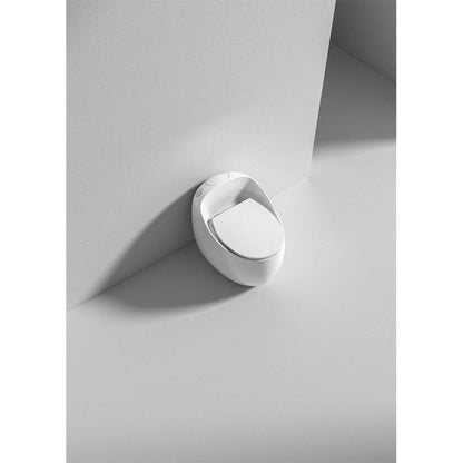 Moreno BENO 2085 White Single Flush Rounded Toilet