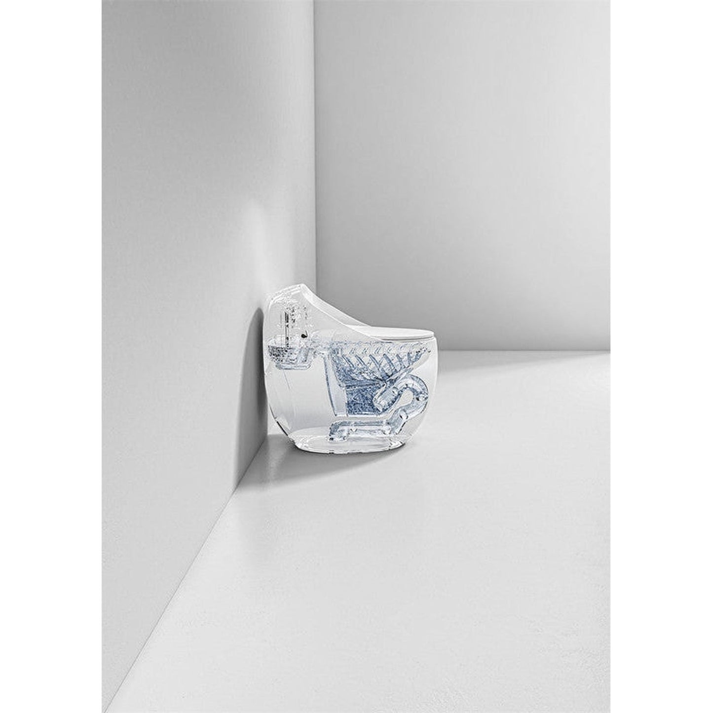 Moreno BENO 2085 White Single Flush Rounded Toilet
