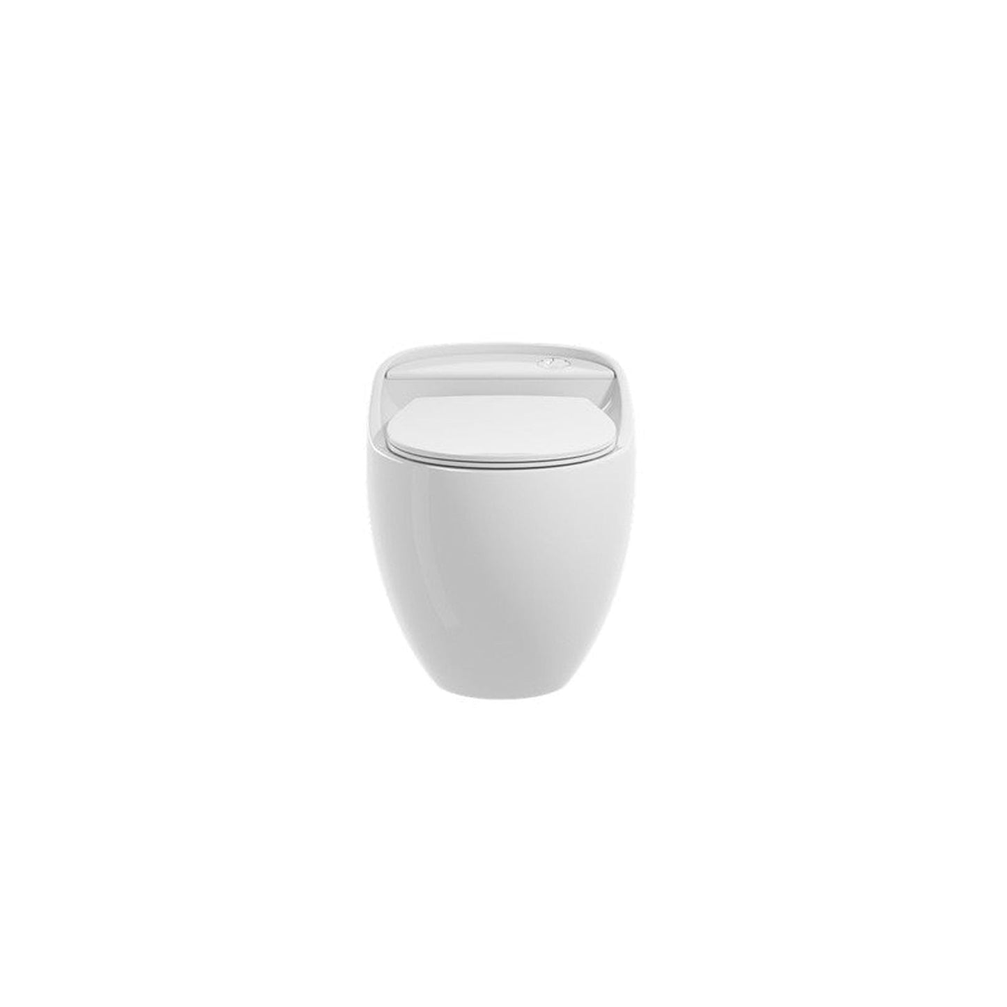 Moreno BENO 2088 White Single Flush Rounded Toilet