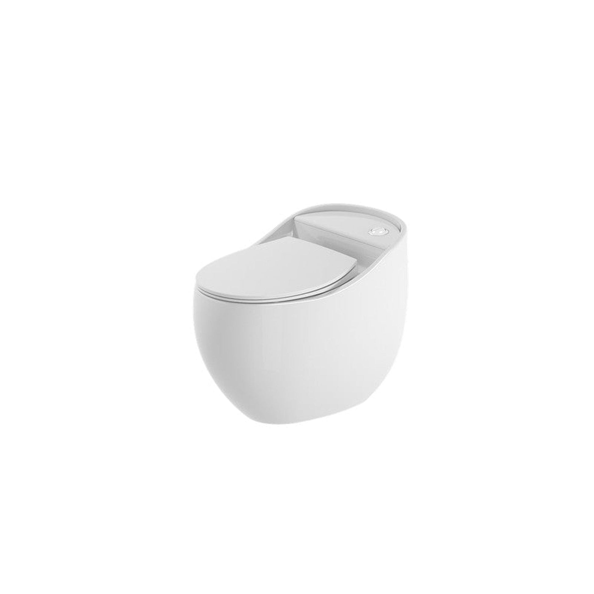 Moreno BENO 2088 White Single Flush Rounded Toilet