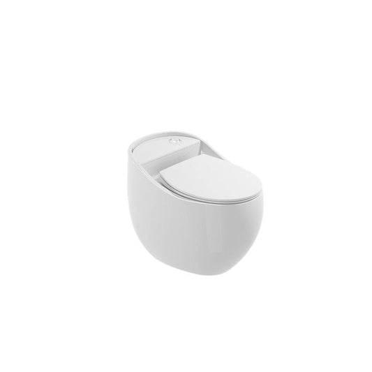 Moreno BENO 2088 White Single Flush Rounded Toilet