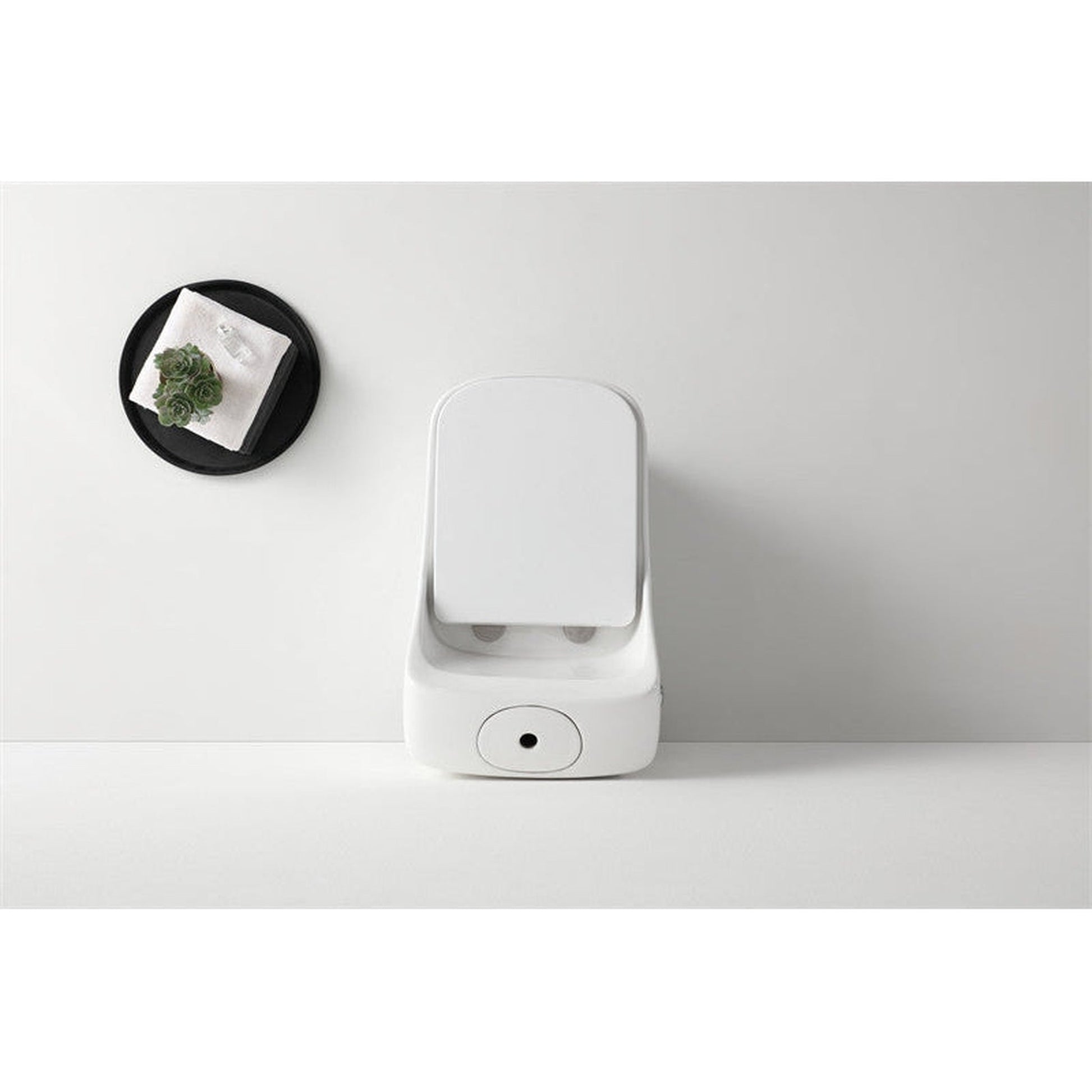 Moreno BENO White Single Flush Square Toilet