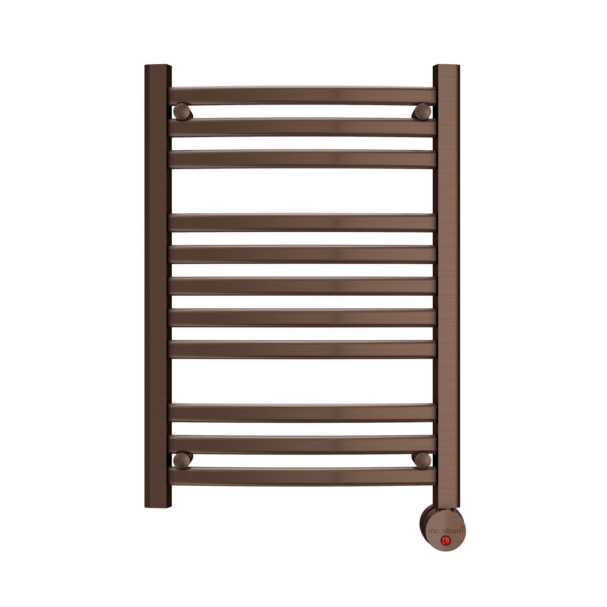 MrSteam Broadway 28" Wall-Mounted Towel Warmer in Brushed Bronze