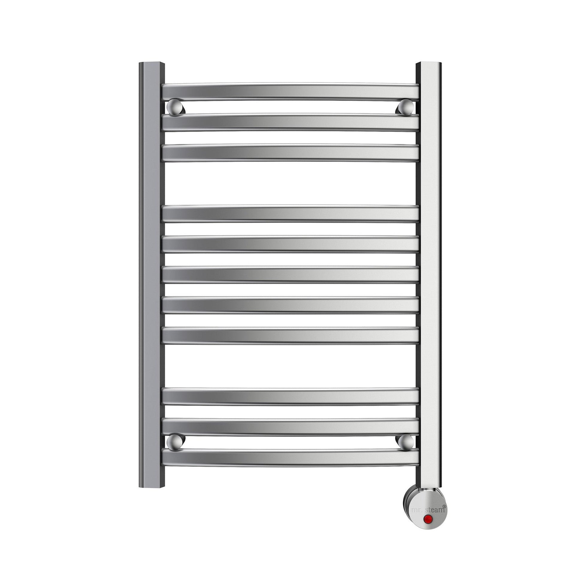 MrSteam Broadway 28" Wall-Mounted Towel Warmer in Brushed Nickel