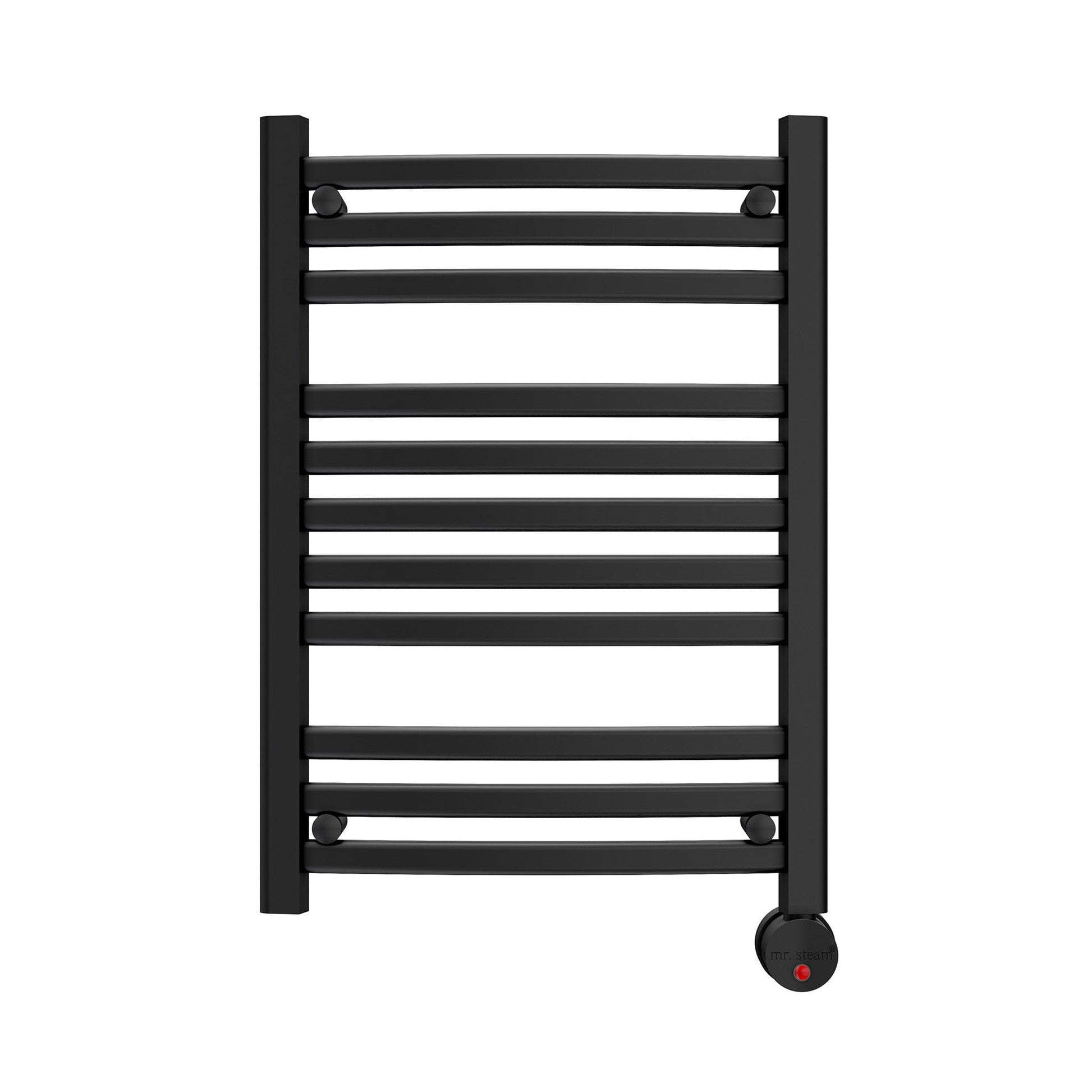 MrSteam Broadway 28" Wall-Mounted Towel Warmer in Matte Black