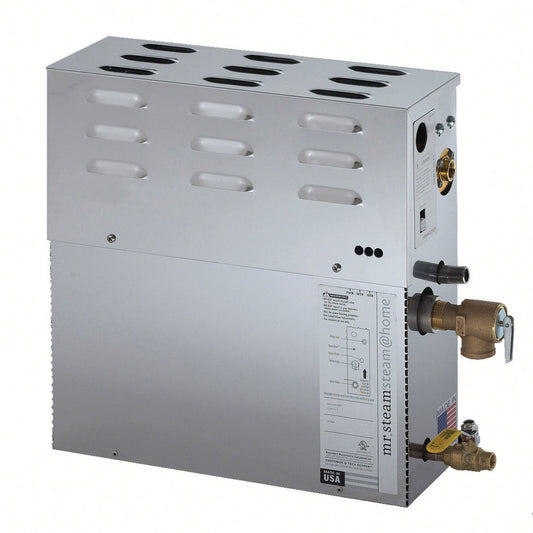 MrSteam Steam@Home 11" 4.5 kW (4500 W) Steam Shower Generator of 208 Volt & 1-Phase