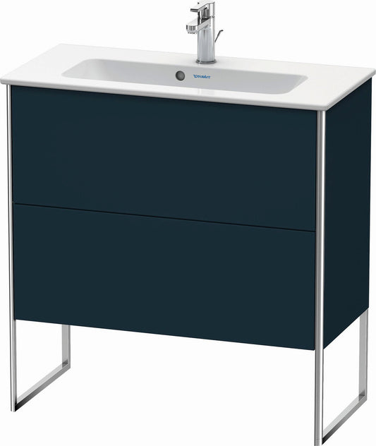 Duravit XSquare 32" Midnight Blue Two Drawer Floorstanding Vanity Unit (XS445509898)