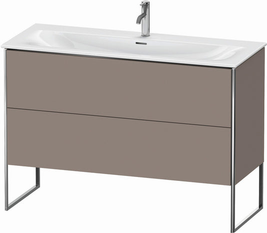 Duravit XSquare 48" Basalt Two Drawer Floorstanding Vanity Unit (XS452604343)