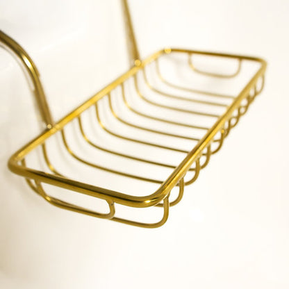 Nantucket Sink Over-Sink Brass Soap Holder