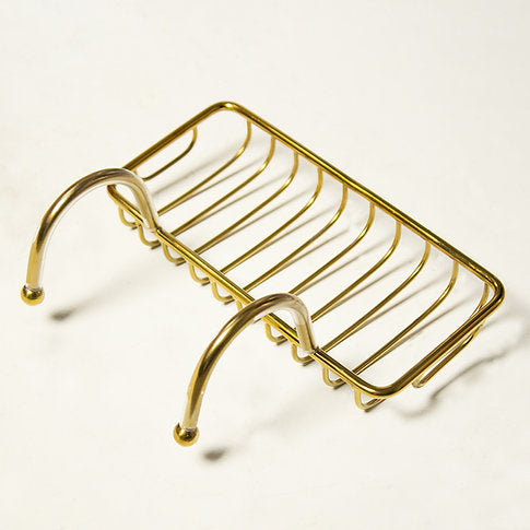 Nantucket Sink Over-Sink Brass Soap Holder