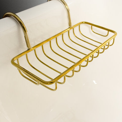 Nantucket Sink Over-Sink Brass Soap Holder