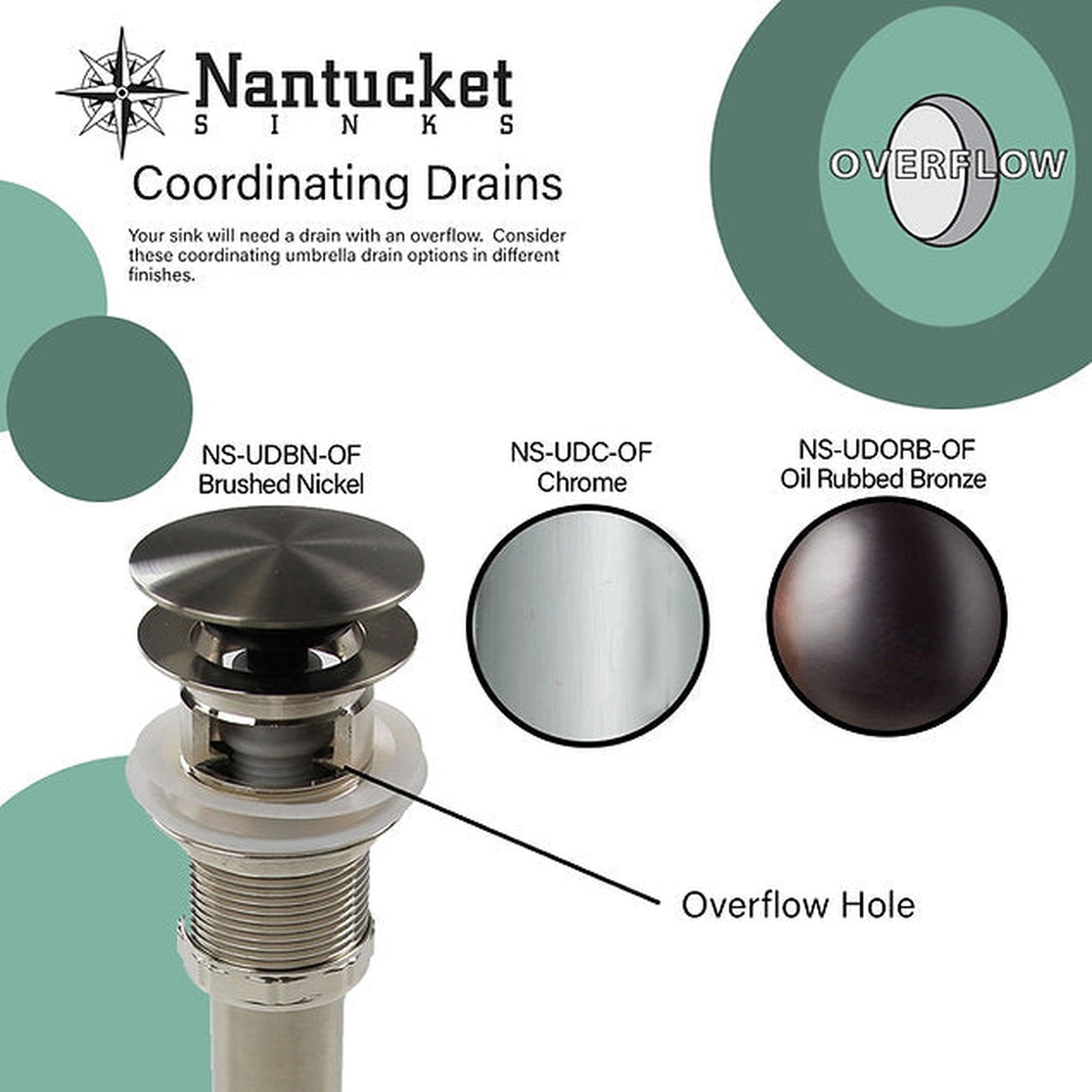 Nantucket Sinks Brightwork Home 13" Round Hand Hammered Polished Stainless Steel Undermount Sink With Overflow