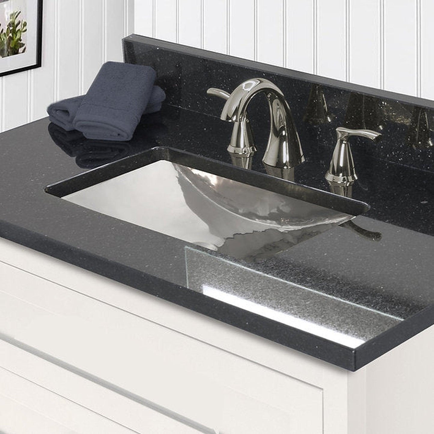 Nantucket Sinks Brightwork Home 20" W x 13" D" Rectangular Polished Stainless Steel Dualmount Sink