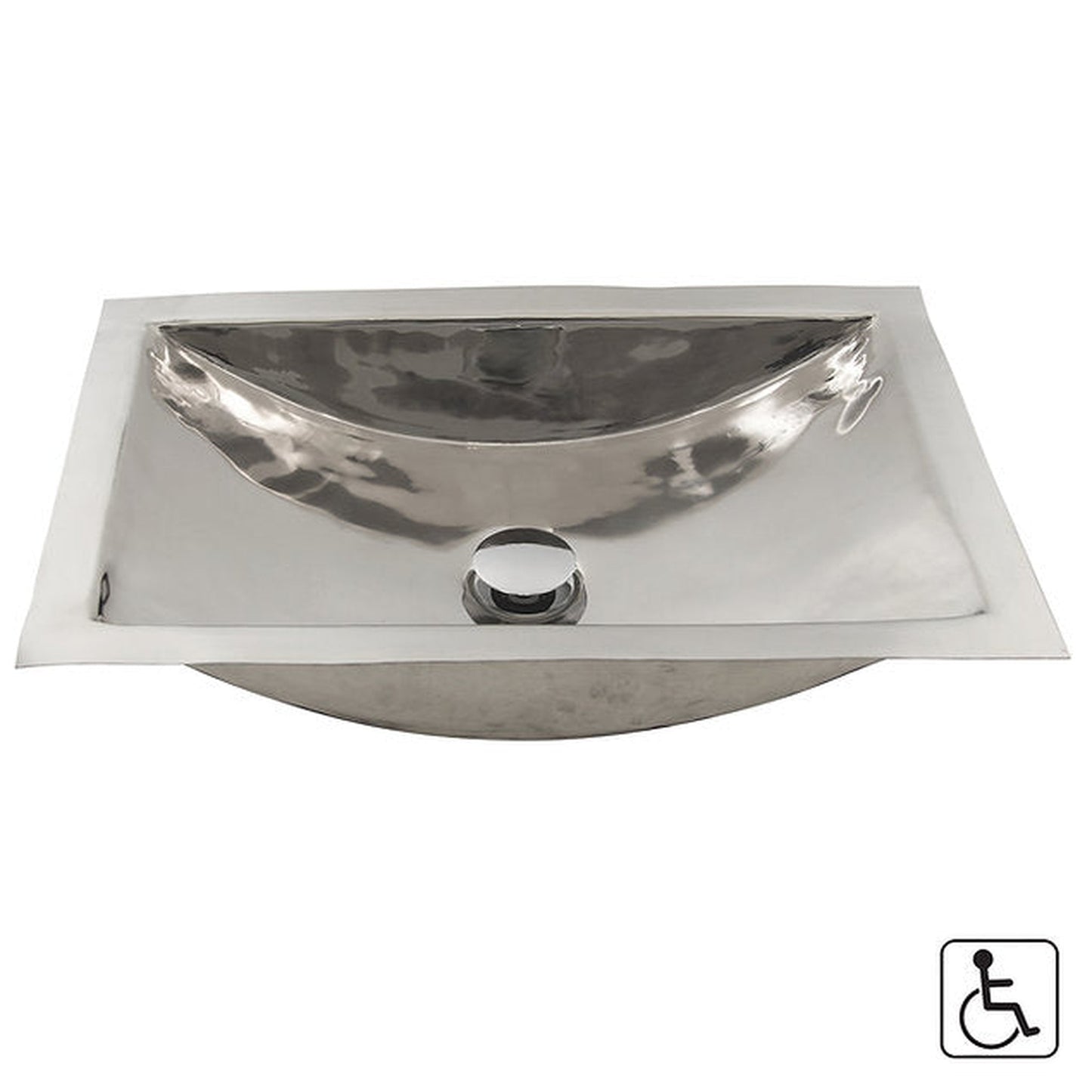 Nantucket Sinks Brightwork Home 20" W x 13" D" Rectangular Polished Stainless Steel Dualmount Sink