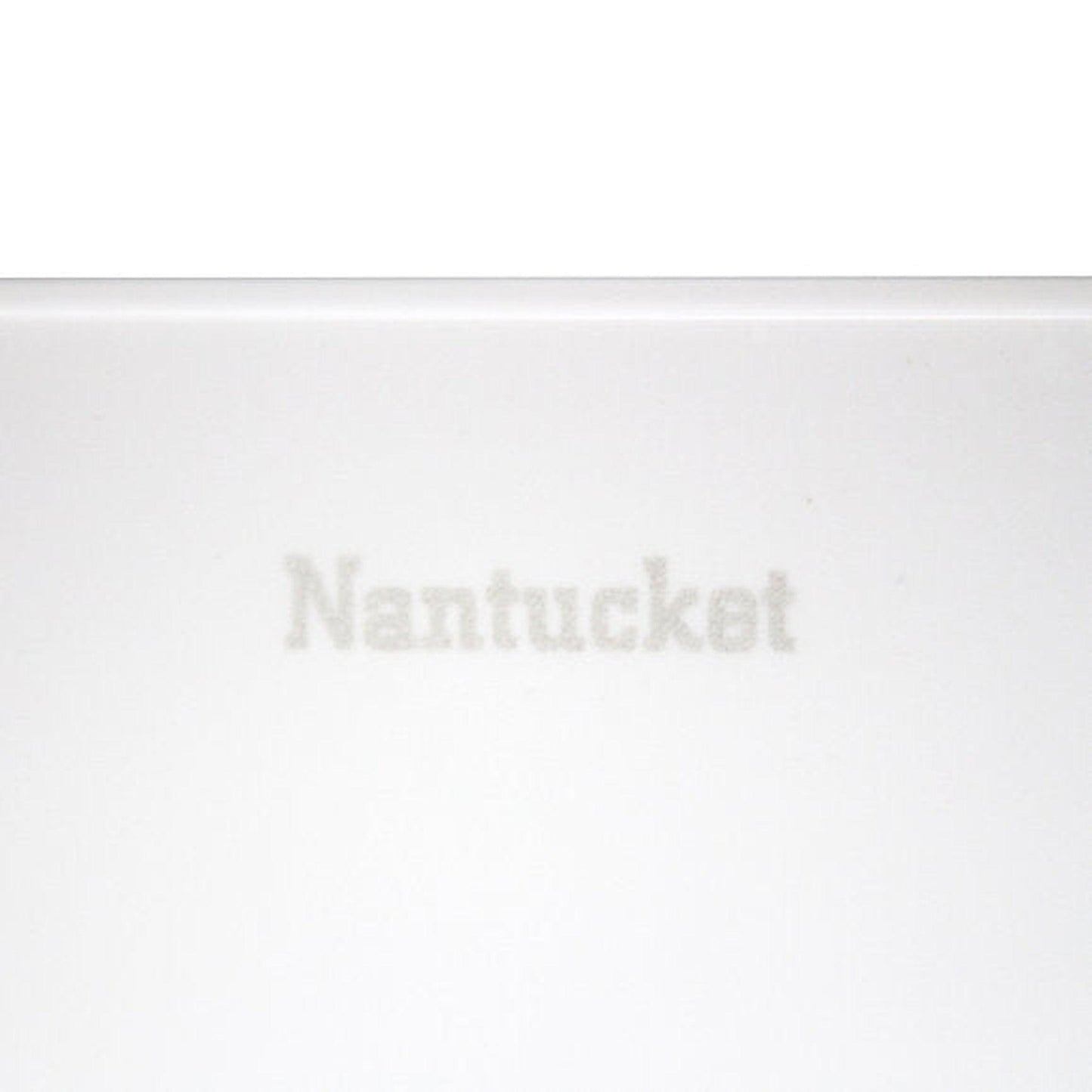 Nantucket Sinks Glacierstone 24" W x 14" D Rectangular White Vessel Sink