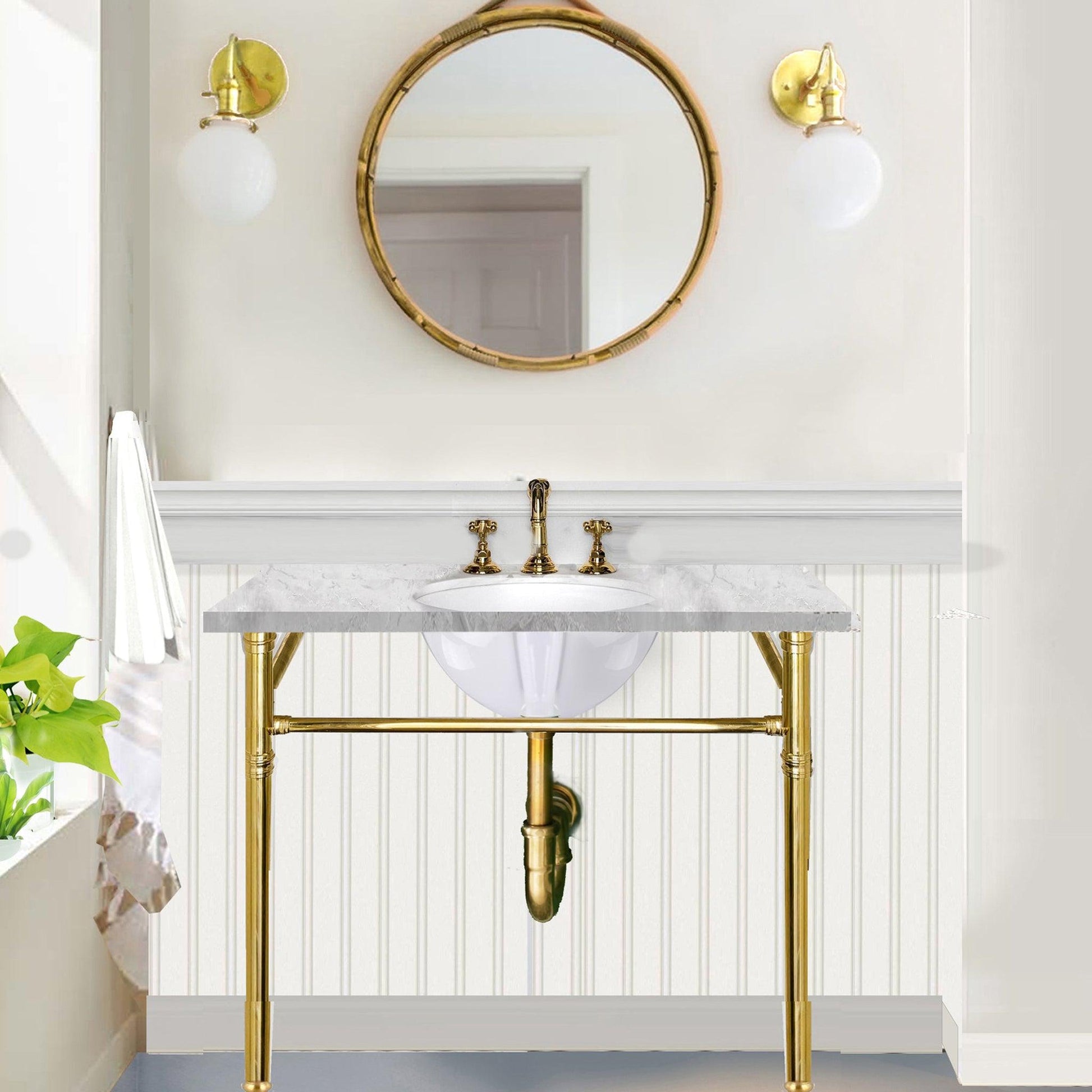 Nantucket Sinks Great Point 13" W x 10" D Oval Glazed Bottom Undermount White Ceramic Vanity Sink