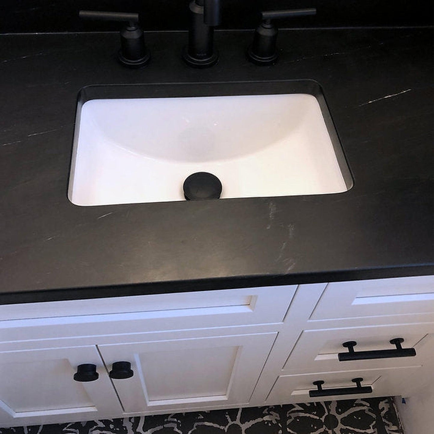 Nantucket Sinks Great Point 15" W x 9" D Rectangular White Porcelain Enamel Glaze Undermount Ceramic Sink With Overflow