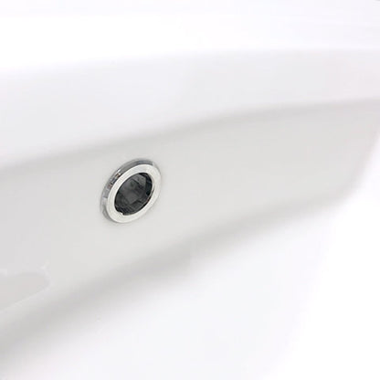 Nantucket Sinks Great Point 23" Rectangular Drop-In Ceramic Vanity Sink