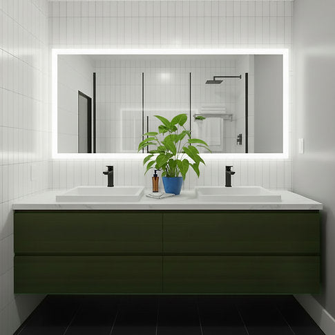 Nantucket Sinks Great Point 23" Rectangular Drop-In Ceramic Vanity Sink