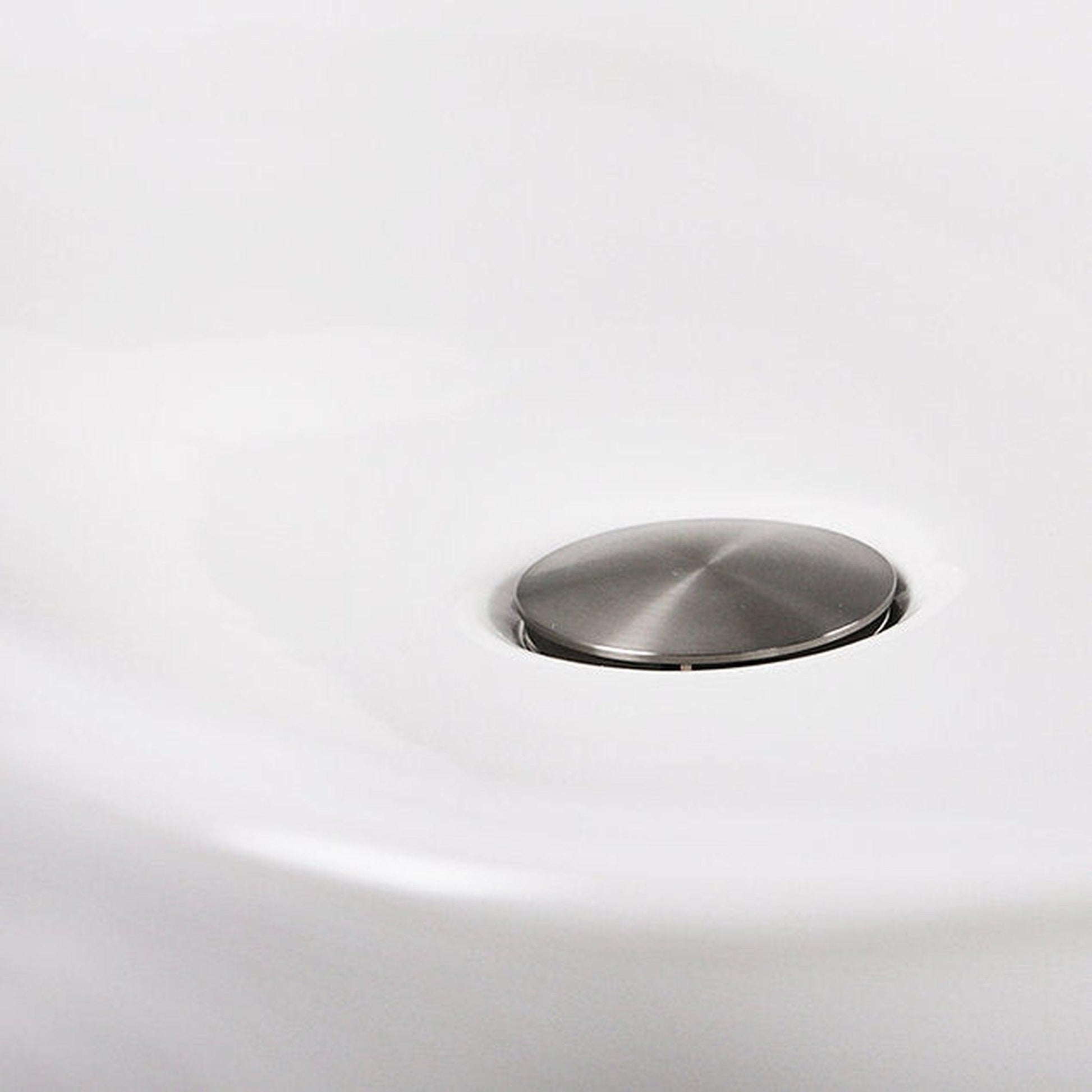 Nantucket Sinks Regatta 25 W" x 15" D Portofino Italian Fireclay Oval Glazed White Vessel Vanity Sink