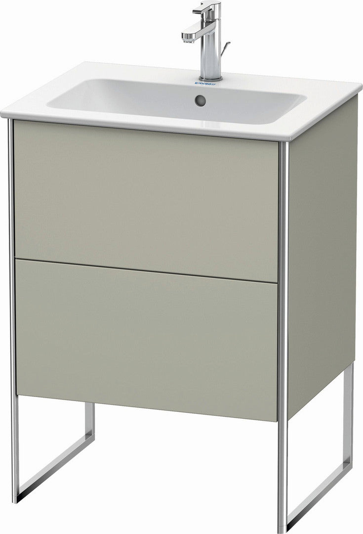 Duravit XSquare 24" Taupe Two Drawer Floorstanding Vanity Unit (XS444506060)