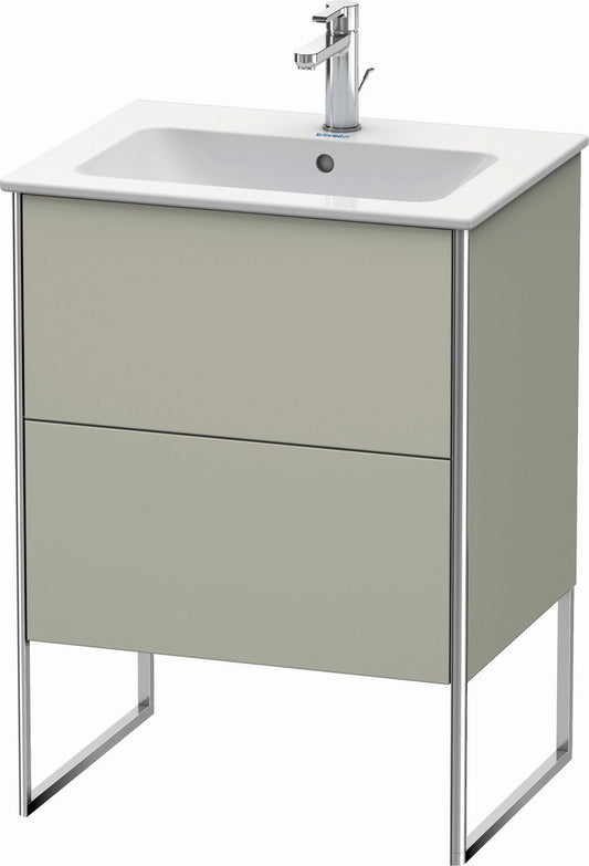 Duravit XSquare 24" Taupe Two Drawer Floorstanding Vanity Unit (XS444506060)
