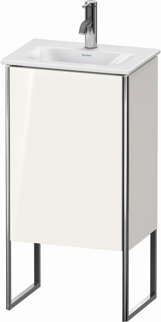 Duravit XSquare 17" White High Gloss One Door Floorstanding Vanity Unit (XS4520R2222)