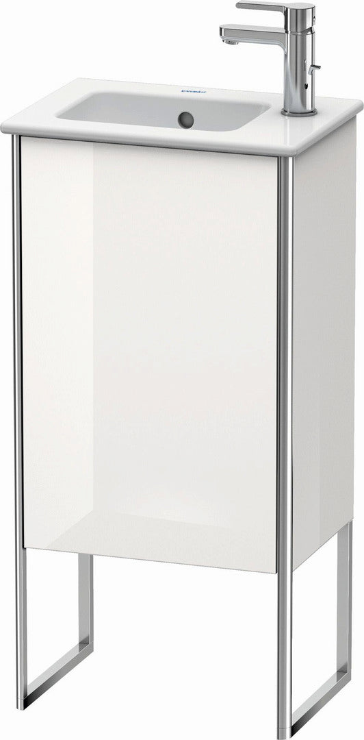Duravit XSquare 16" White High Gloss One Door Floorstanding Vanity Unit (XS4440L8585)