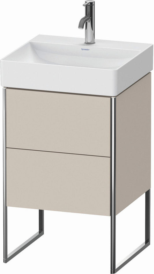 Duravit XSquare 19" Taupe Two Drawer Floorstanding Vanity Unit (XS443909191)