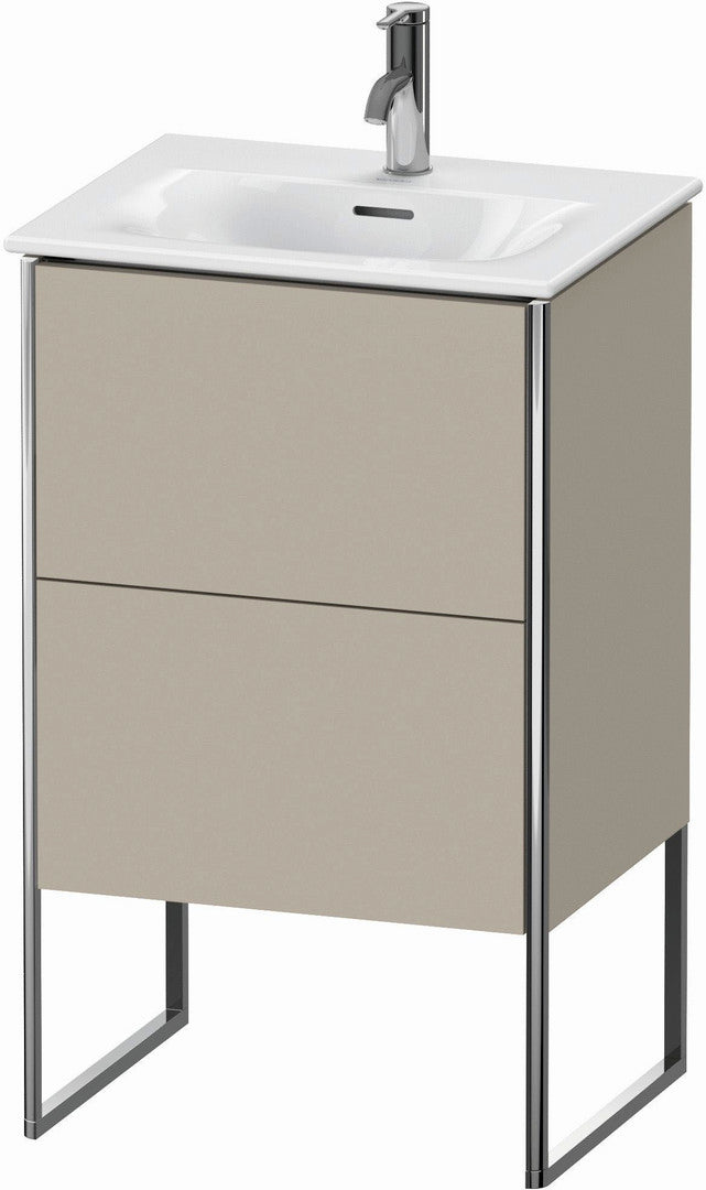 Duravit XSquare 20" Taupe Two Drawer Floorstanding Vanity Unit (XS452106060)