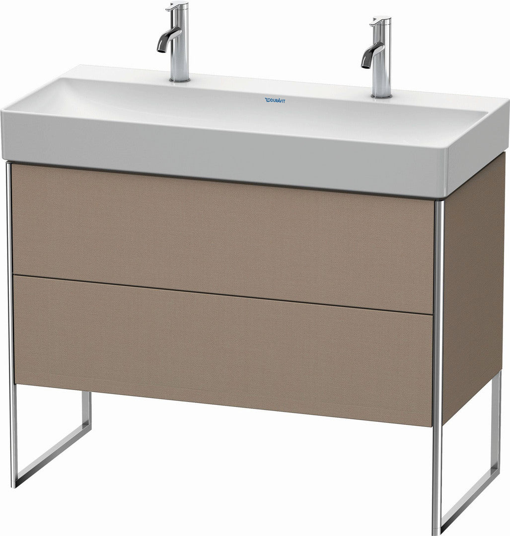 Duravit XSquare 39" Linen Two Drawer Floorstanding Vanity Unit (XS444407575)