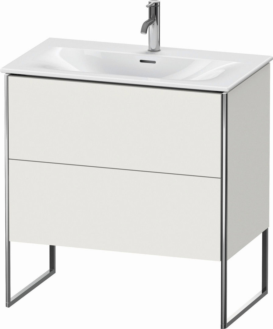 Duravit XSquare 32" Nordic White Two Drawer Floorstanding Vanity Unit (XS452403939)