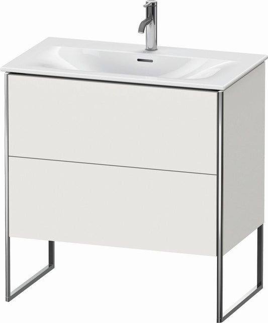 Duravit XSquare 32" Nordic White Two Drawer Floorstanding Vanity Unit (XS452403939)