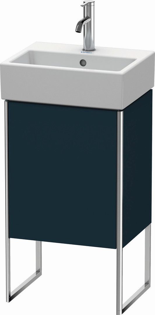 Duravit XSquare 17" Midnight Blue One Door Floorstanding Vanity Unit (XS4470L9898)