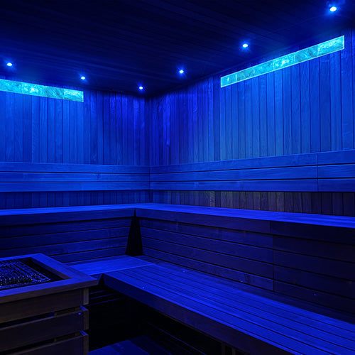 PROSAUNAS 12" x 48" White Small Himalayan Salt Feature