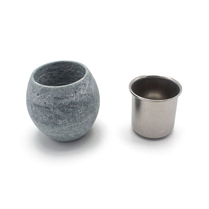 PROSAUNAS Soapstone Aromatherapy Cup for Sauna Heaters