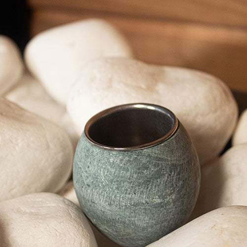 PROSAUNAS Soapstone Aromatherapy Cup for Sauna Heaters