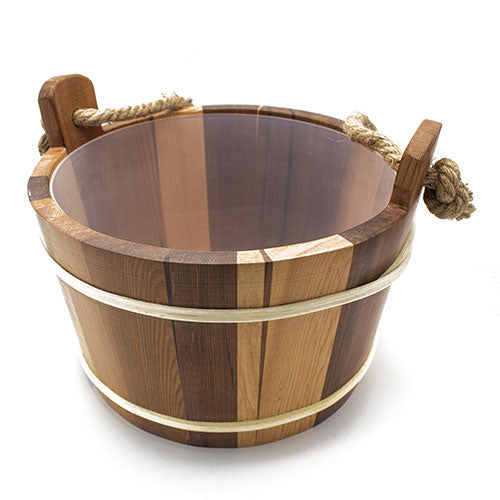 PROSAUNAS 4L Cedar Wood Bucket & Ladle