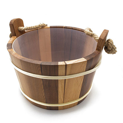 PROSAUNAS 4L Cedar Wood Bucket & Ladle